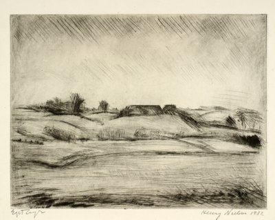 Paesaggio aperto con fattoria da Henry Nielsen