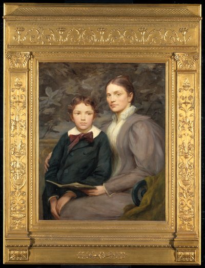 La signora William T. Evans e suo figlio, 1895 da Henry Oliver Walker