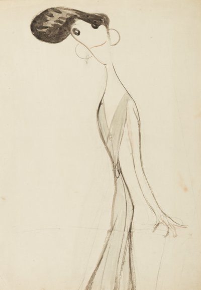 Irene Vanbrugh, studio per la serie Stelle del palcoscenico del music hall, c.1908 da Henry Ospovat
