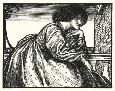 Poesia di Matthew Arnold: Una Saffo moderna (incisione) da Henry Ospovat