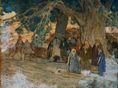 Egli guarì i malati, ca. 1930 da Henry Ossawa Tanner
