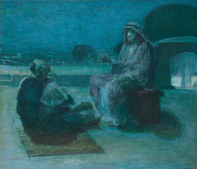 Nicodemo viene da Cristo da Henry Ossawa Tanner