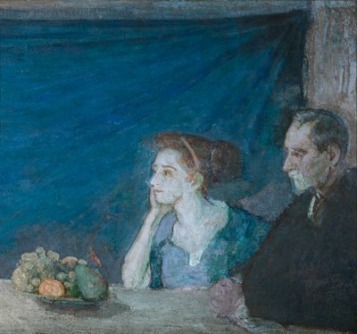 Ritratto del signor e della signora Atherton Curtis con natura morta, n.d. da Henry Ossawa Tanner