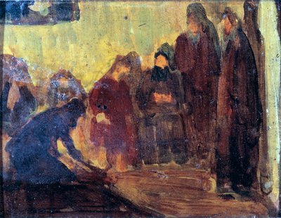 Studio, Cristo lava i piedi dei discepoli da Henry Ossawa Tanner