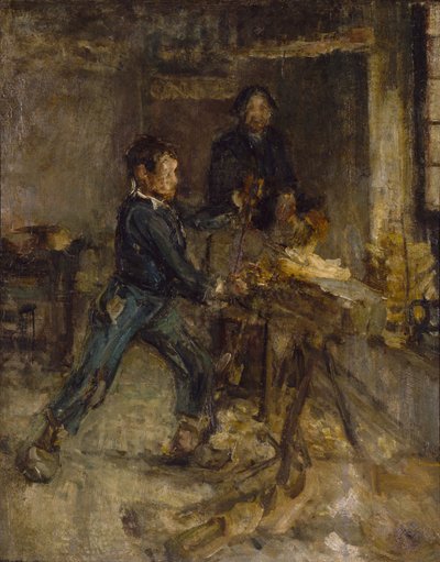 Studio per il giovane fabbricante di zoccoli da Henry Ossawa Tanner