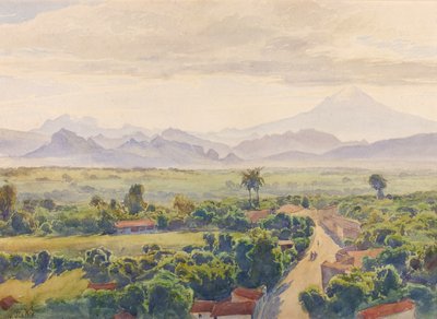 Veduta di Cuernavaca, fine XIX - inizio XX secolo da Henry Otto Wix