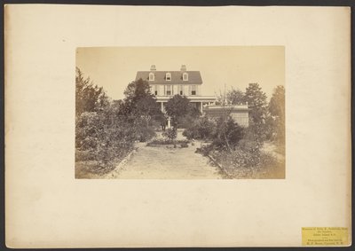 Villa di John E. Seabrook, dal giardino. Isola di Edisto, Carolina del Sud da Henry P. Moore