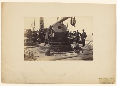 Mortaio [sulla] goletta statunitense C.P. Williams, Port Royal, S.C. da Henry P. Moore
