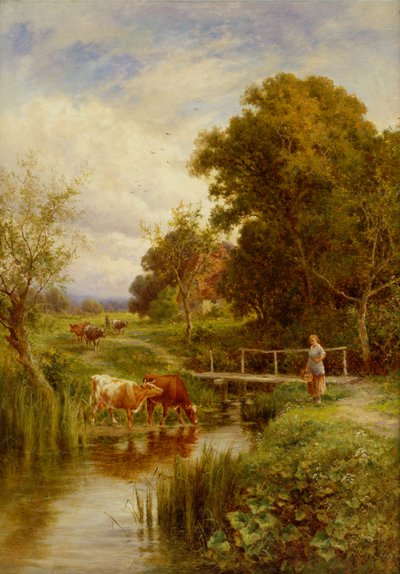 Attraverso il Torrente, Midgham, Berkshire da Henry Parker