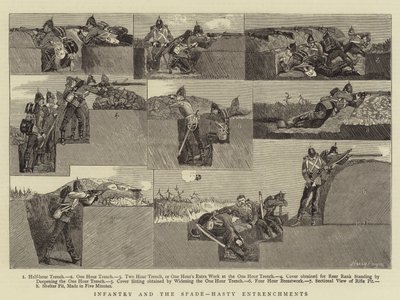 Fanteria e la Vanga, Trincee Improvvisate da Henry Payne