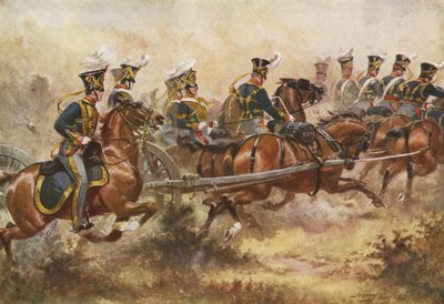 Artiglieria a cavallo reale, c1832 da Henry Payne