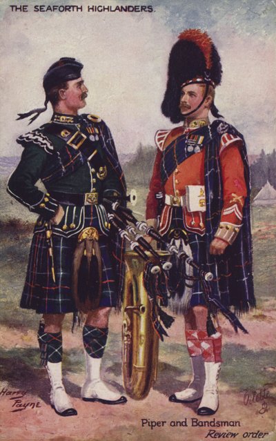 Gli Highlanders di Seaforth da Henry Payne