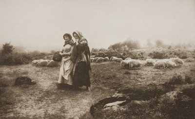 Cantando canti natalizi, 1887, stampato gennaio 1890 da Henry Peach Robinson
