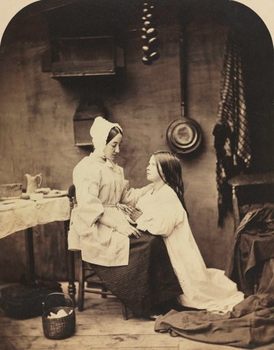 Corre a casa e racconta tutto a sua madre, 1858 da Henry Peach Robinson