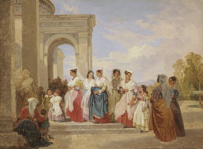 La processione al battesimo da Henry Penry Williams