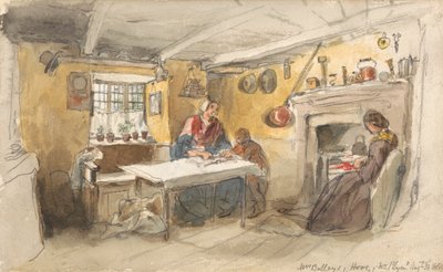 A casa della signora Bulley, Hooe, vicino a Plymouth da Henry Perlee Parker