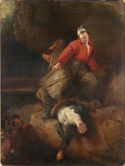 Contrabbandieri attaccati da Henry Perlee Parker