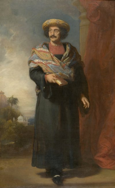 Ritratto di Rammohun Roy (1774-1833) 1832 da Henry Perronet Briggs