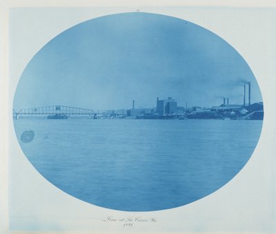 Argine a La Crosse, Wis. 1891 (foto) da Henry Peter Bosse