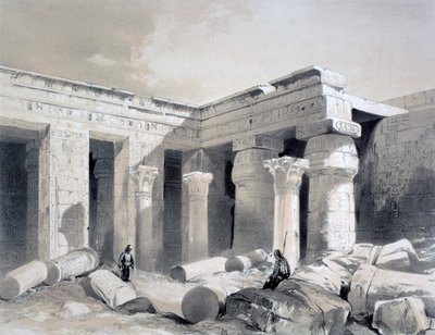 Medinet Abou, Tebe, Egitto, XIX secolo da Henry Pilleau