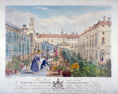 Terrazza delle Serre di Bedford al Mercato di Covent Garden, Westminster, Londra da Henry Pyall