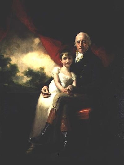 John Stirling di Kippendavie e sua figlia, Jane da Henry Raeburn