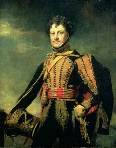 Ten. Col. Sir John James Fraser in uniforme da ussaro da Henry Raeburn