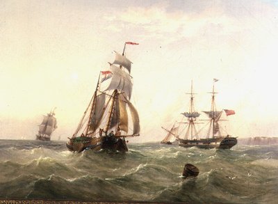 Imbarcazioni al Largo di una Costa da Henry Redmore