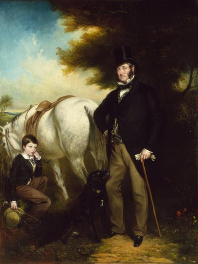 Sir John Henry Lethbridge e figlio da Henry Richard Graves