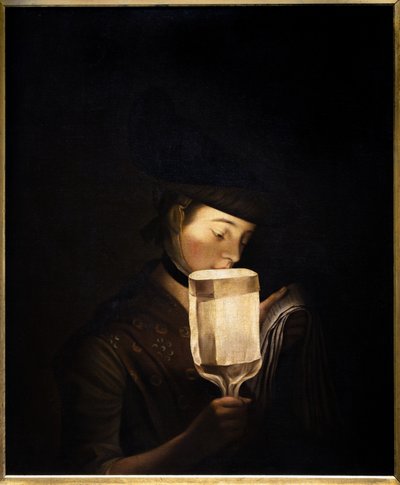 Cantante di ballate La Jolie da Henry Robert Morland