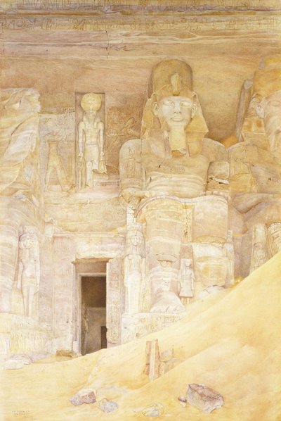 Abu Simbel, 1900 da Henry Roderick Newman