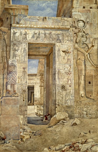 Rovine a Philae, 1894 da Henry Roderick Newman