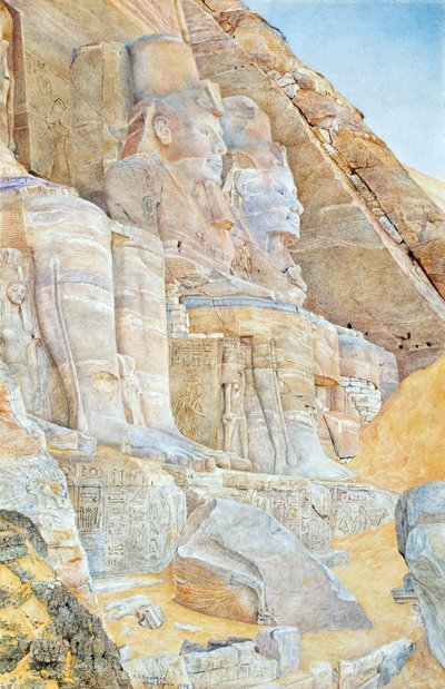 Il grande tempio di Abu Simbel da Henry Roderick Newman