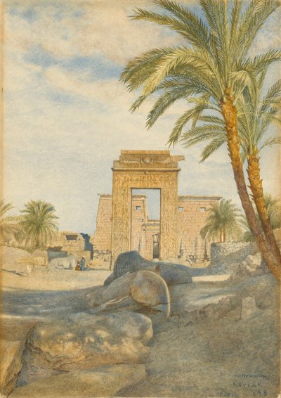 Il tempio di Karnak da Henry Roderick Newman