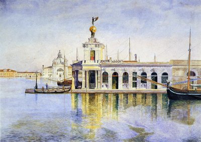 Venezia, la Dogana, 1874 da Henry Roderick Newman