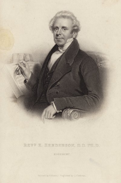 Reverendo Ebenezer Henderson da Henry Room