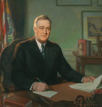 Franklin Delano Roosevelt (1882-1945) da Henry Salem Hubbell