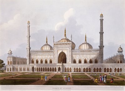 Moschea a Lucknow, 1824 da Henry Salt