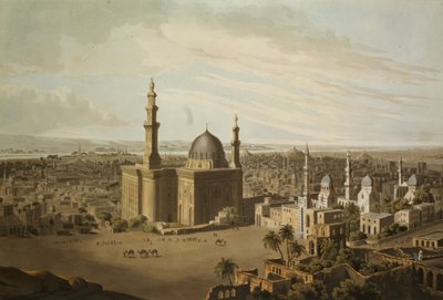 Veduta del Cairo, inciso da Daniel Havell (1785-1826) 1809 da Henry Salt