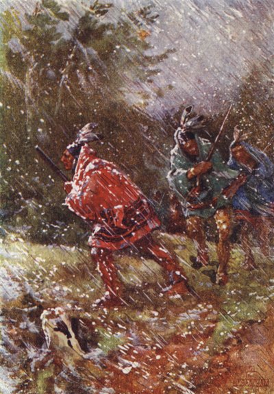 Sulla pista di guerra in inverno da Henry Sandham