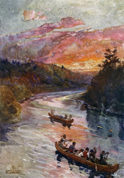 Navigando in acqua dolce da Henry Sandham