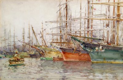 Porto di Genova, 1904 da Henry Scott Tuke