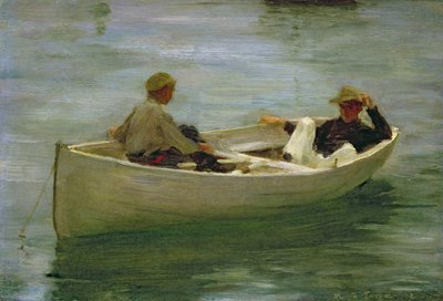 Nella barca a remi da Henry Scott Tuke