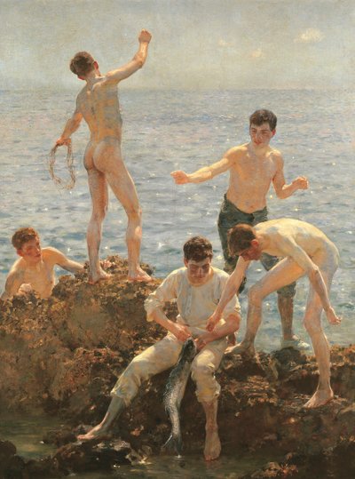 Mattina di mezza estate, 1908 da Henry Scott Tuke