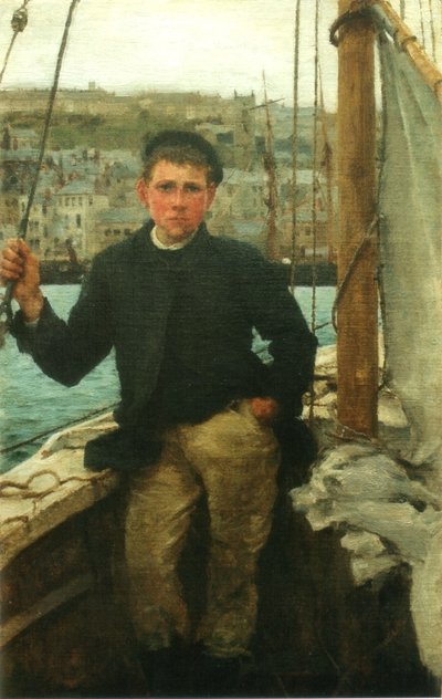 Ritratto di Jack Rolling da Henry Scott Tuke