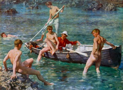 Rubino, oro e malachite da Henry Scott Tuke