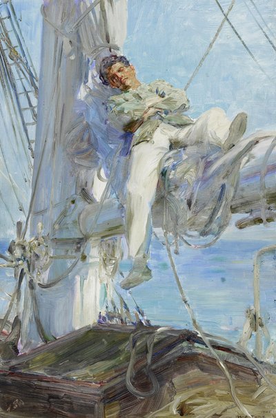 Marinaio dormiente, Falmouth 1905 da Henry Scott Tuke
