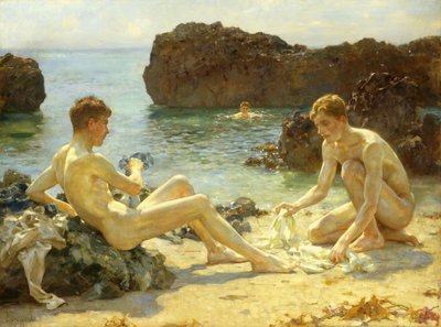 I bagnanti al sole da Henry Scott Tuke