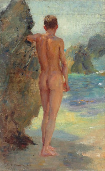 La bagnante, 1912 da Henry Scott Tuke