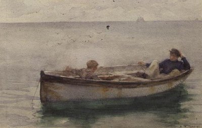 Due Ragazzi in una Barca a Remi da Henry Scott Tuke